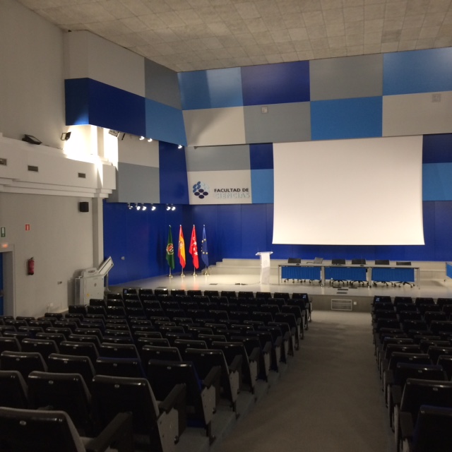 Lecture hall empty